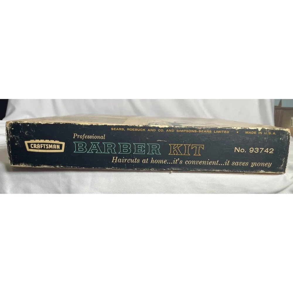 Vintage Craftsman Professional Barber Kit 93742 Sears W/Massage Tested WORKS